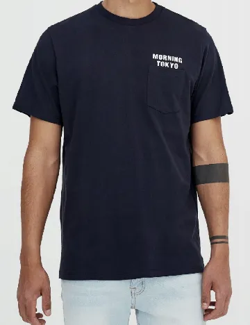 Tricou Pull&Bear, bleumarin