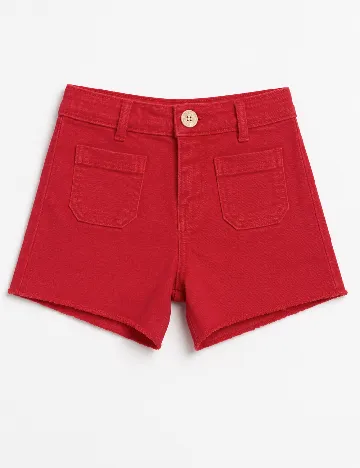 Pantaloni scurti Zara, rosu