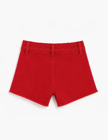 Pantaloni scurti Zara, rosu