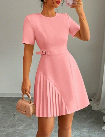 Rochie scurta SHEIN, roz