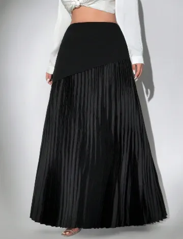 Fusta SHEIN CURVE, negru