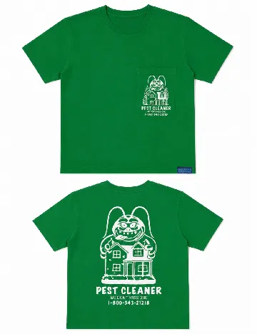 Tricou Oversize Pull&Bear, verde