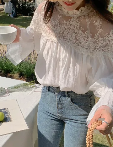 Bluza Dazy, alb