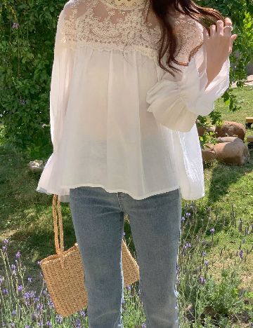 Bluza Dazy, alb