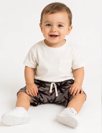 Pantaloni scurti Zara, gri