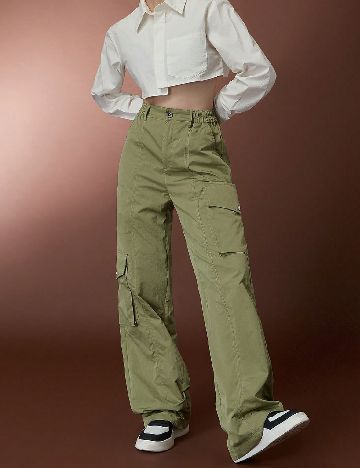 Pantaloni SHEIN, verde