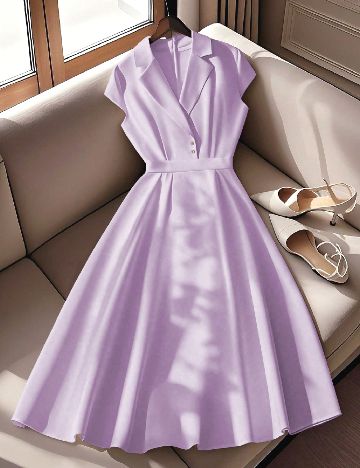 Rochie medie SHEIN, mov