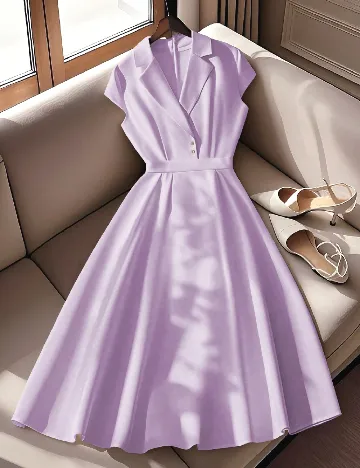 Rochie medie SHEIN, mov