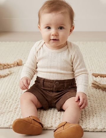 Pantaloni scurti Zara, maro