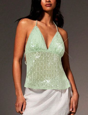 Top SHEIN, verde