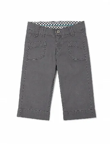 Pantaloni trei sferturi Zara, gri