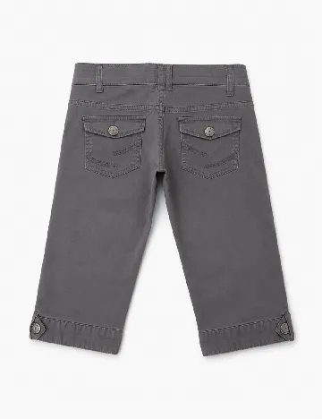 Pantaloni trei sferturi Zara, gri