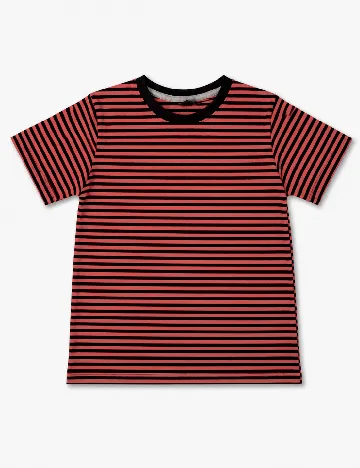 Tricou Zara, rosu/gri