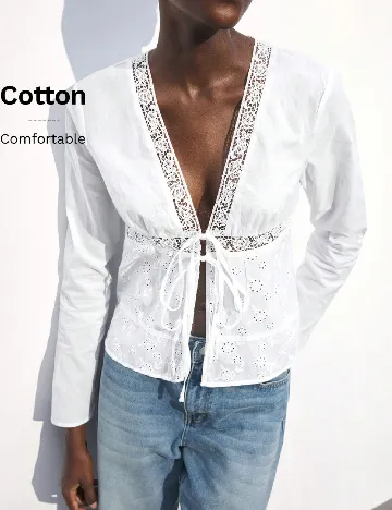 Bluza SHEIN, alb