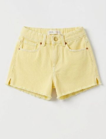 Pantaloni scurti Zara, galben