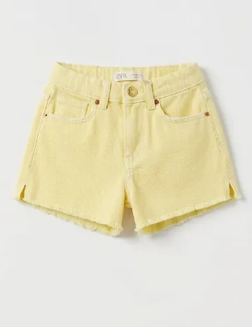 Pantaloni scurti Zara, galben