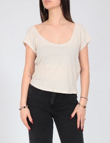Tricou Zara, bej