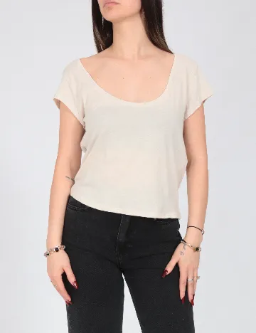 Tricou Zara, bej