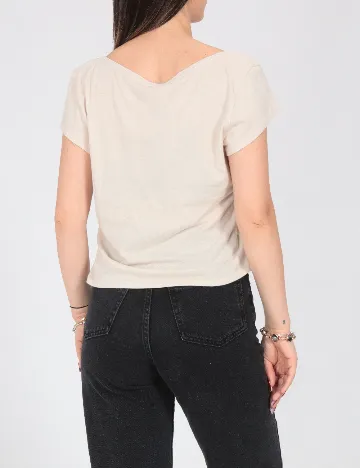 Tricou Zara, bej