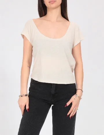 Tricou Zara, bej