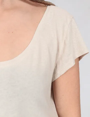 Tricou Zara, bej