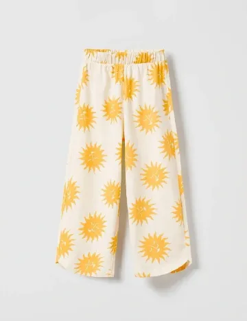 Pantaloni Zara, crem
