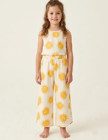Pantaloni Zara, crem