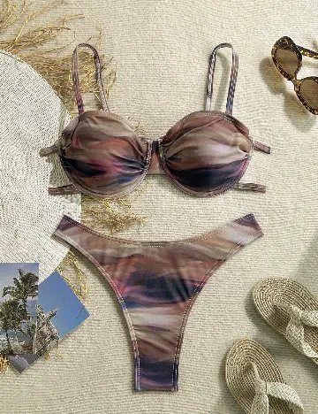 Costum de baie SHEIN, mix culori