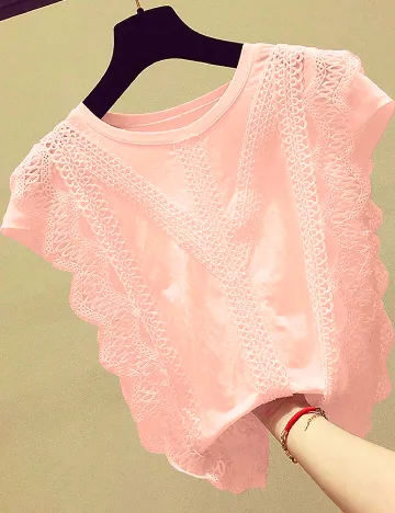 Tricou SHEIN, roz