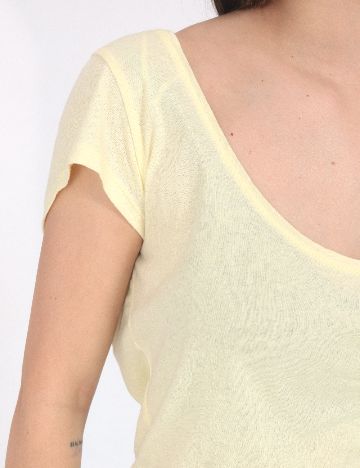 Tricou Zara, galben