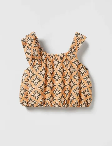 Top Zara, floral print
