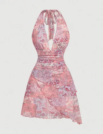 Rochie scurta SHEIN, mix culori