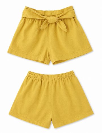 Pantaloni scurti Zara, galben