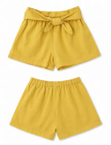 Pantaloni scurti Zara, galben