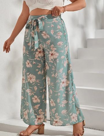 Pantaloni SHEIN CURVE, albastru