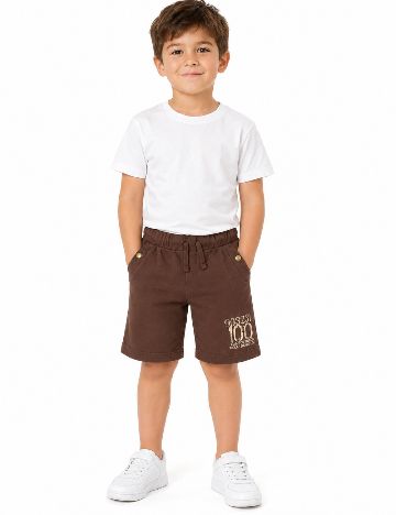 Pantaloni scurti Zara, maro
