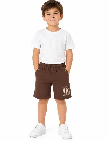 Pantaloni scurti Zara, maro