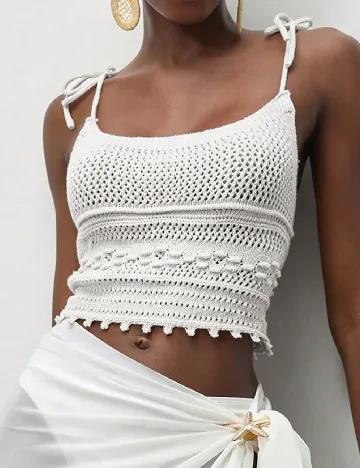 Top SHEIN, alb