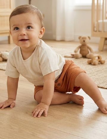 Pantaloni scurti Zara, maro