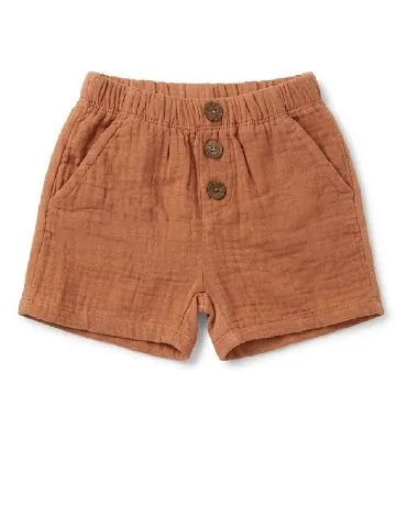 Pantaloni scurti Zara, maro