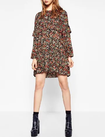 Rochie scurta Zara, floral print
