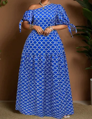 Rochie lunga SHEIN CURVE, albastru