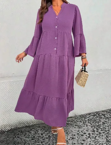 Rochie lunga SHEIN CURVE, mov