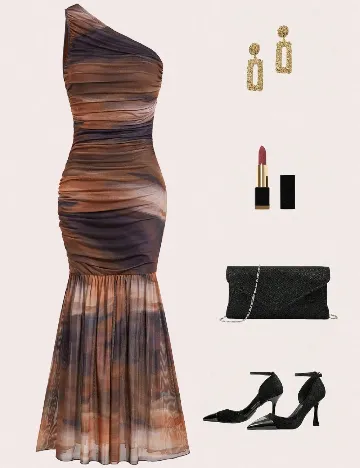 Rochie lunga SHEIN, mix culori