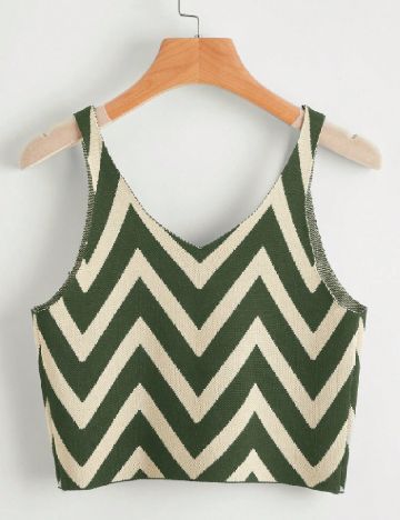 Top SHEIN, verde