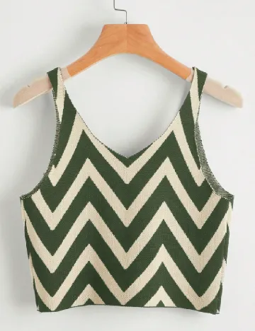 Top SHEIN, verde