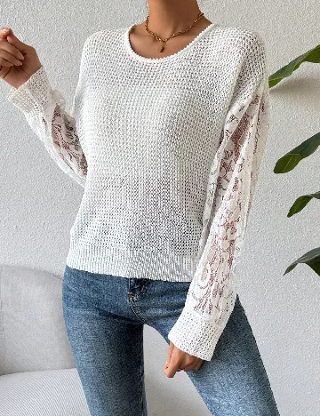 Bluza SHEIN, ecru