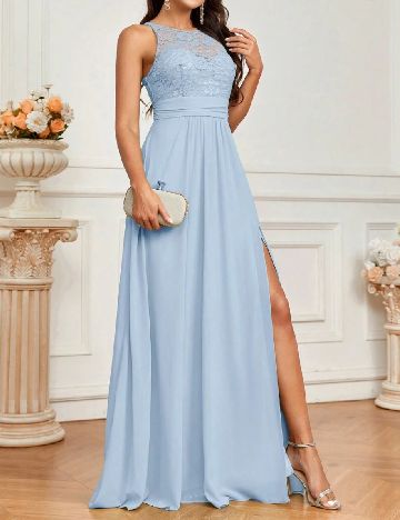 Rochie lunga SHEIN, albastru
