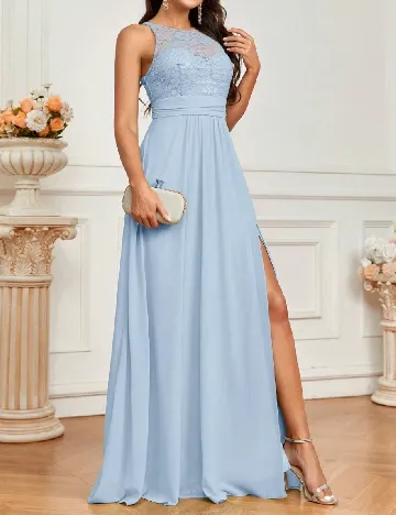 Rochie lunga SHEIN, albastru