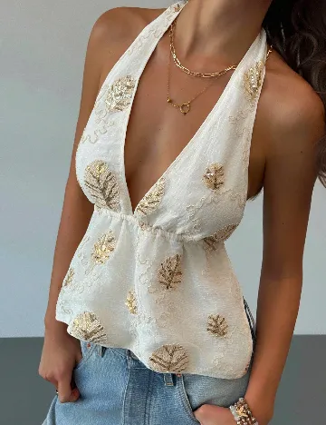 Top SHEIN, crem